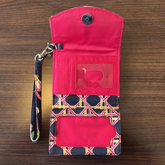 Vera Bradley small wallet with wristlet strap - Picture 2 of 4